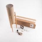 Unreleased Design | White Oak Rocketlamp