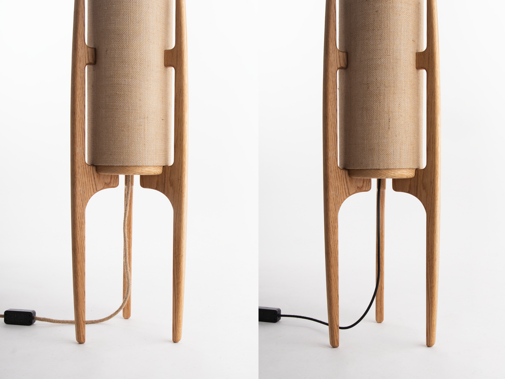 Unreleased Design | White Oak Rocketlamp