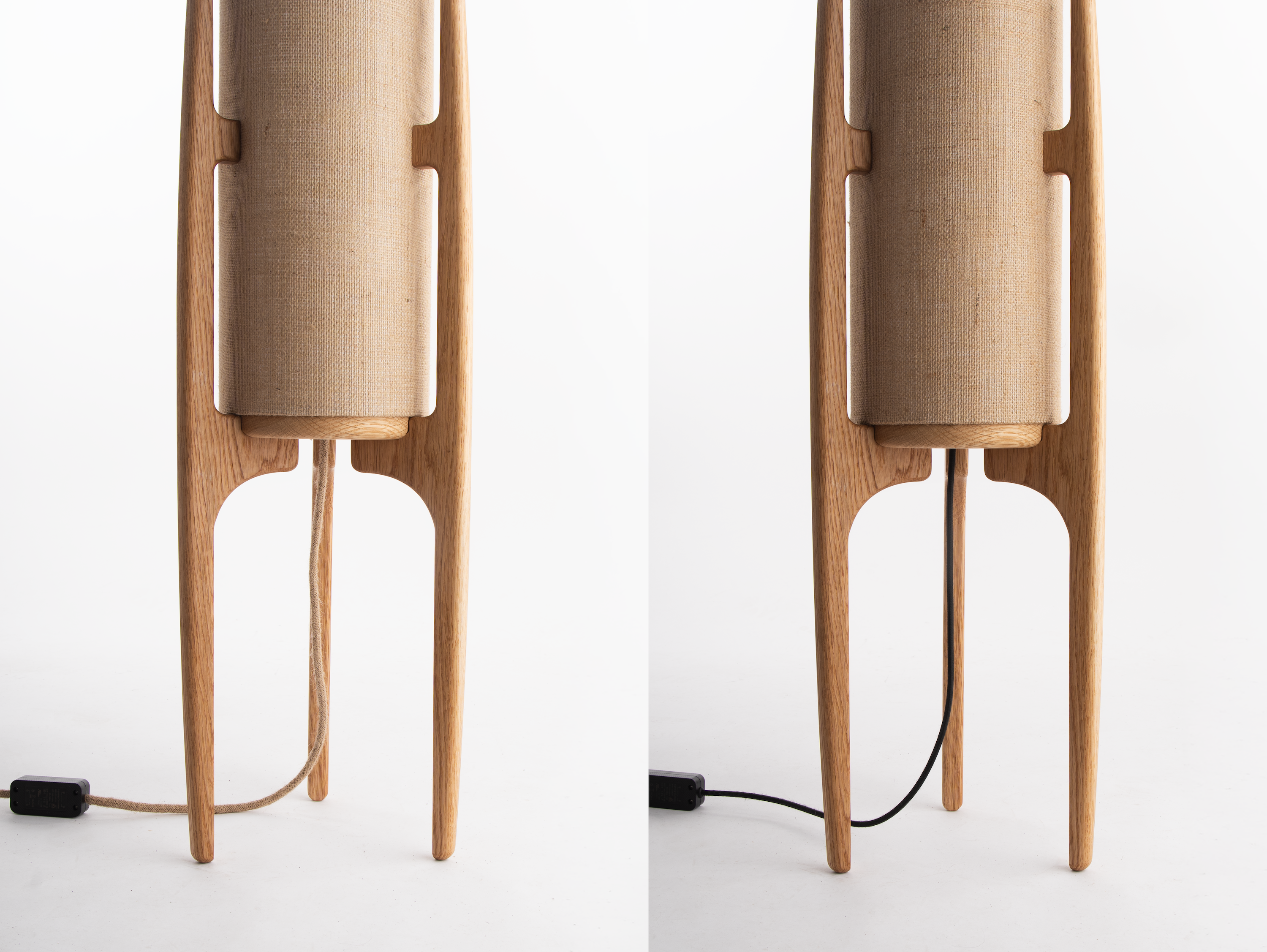 Unreleased Design | White Oak Rocketlamp